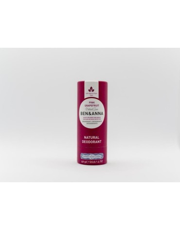 Deodorant natural Ben & Anna - Pink Grapefruit - 40gr