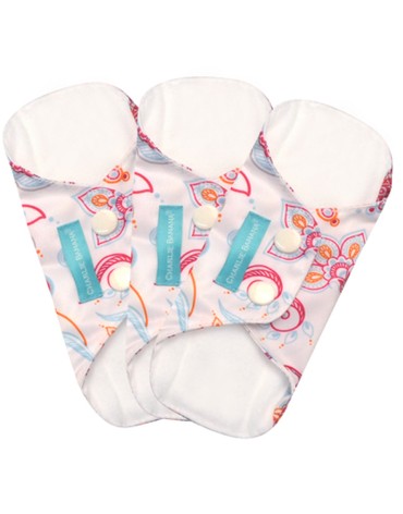 Set - 3 absorbante lavabile - Panty Liners - Cotton Bliss - Charlie Banana 