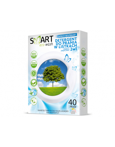 Detergent fâșii fără parfum - 40 spălări - SmartWash
