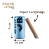 Pungi igienice pentru câini - biodegradabile - 15 buc. (blue) - StarchBag